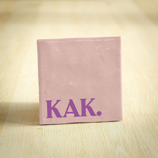 Tegeltje KAK roze - conceptstore Liefs uit Zierikzee 