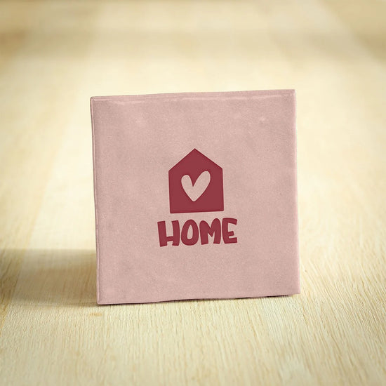 Tegeltje home roze bordeaux - conceptstore Liefs uit Zierikzee 