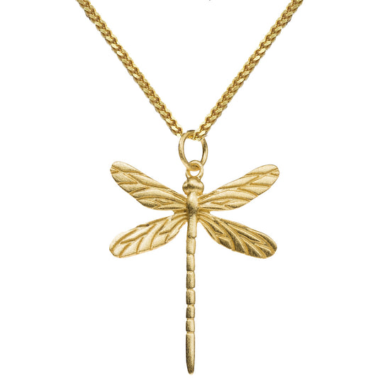Vergulde ketting libelle - conceptstore Liefs uit Zierikzee 