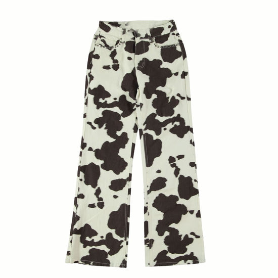 Broek met koeienprint - conceptstore Liefs uit Zierikzee 