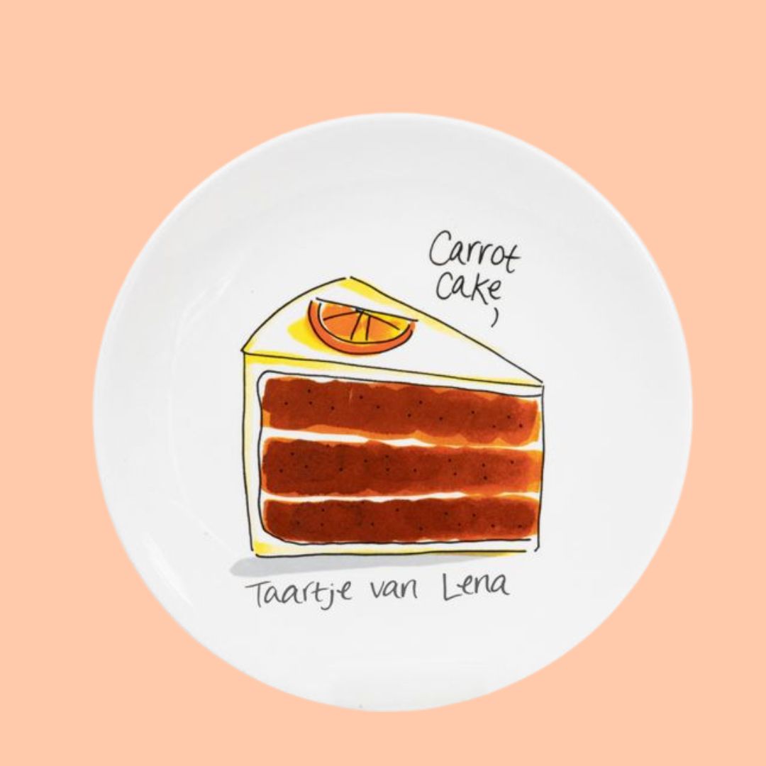 Gebaksbord carrot cake - Liefs uit Zierikzee 