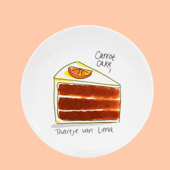 Gebaksbord carrot cake - Liefs uit Zierikzee 