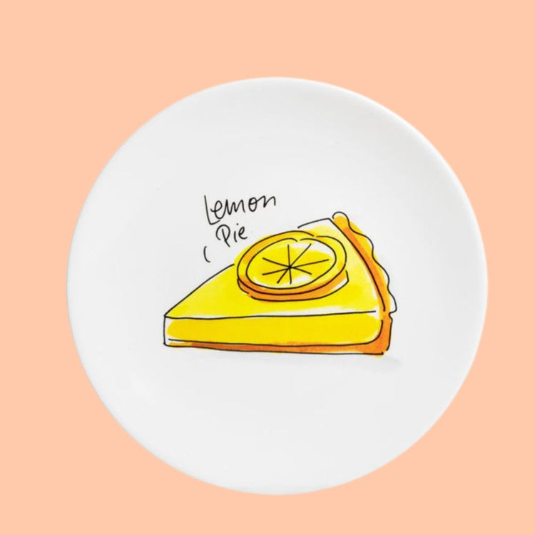 Gebaksbord lemon pie - Liefs uit Zierikzee 