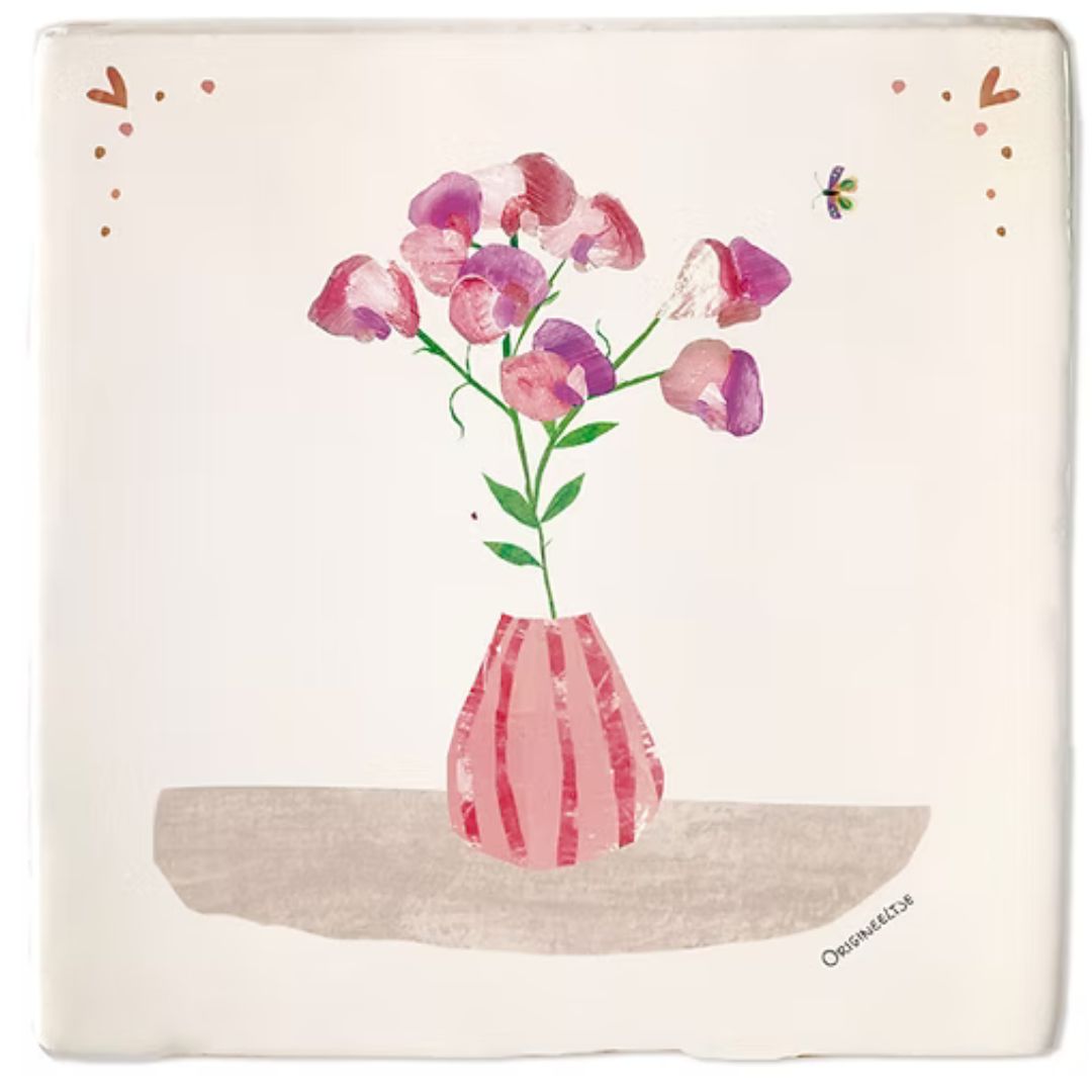 geboortetegel april pronkerwt - conceptstore Liefs uit Zierikzee 