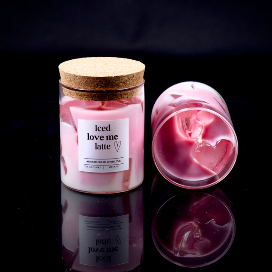 Geurkaars love me latte - conceptstore Liefs uit Zierikzee