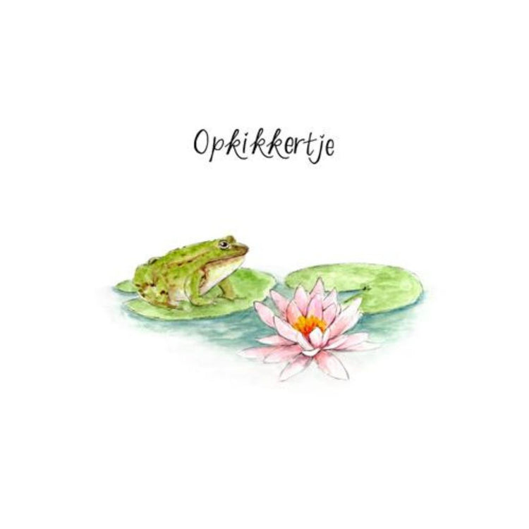 kaart opkikkertje - conceptstore Liefs uit Zierikzee 