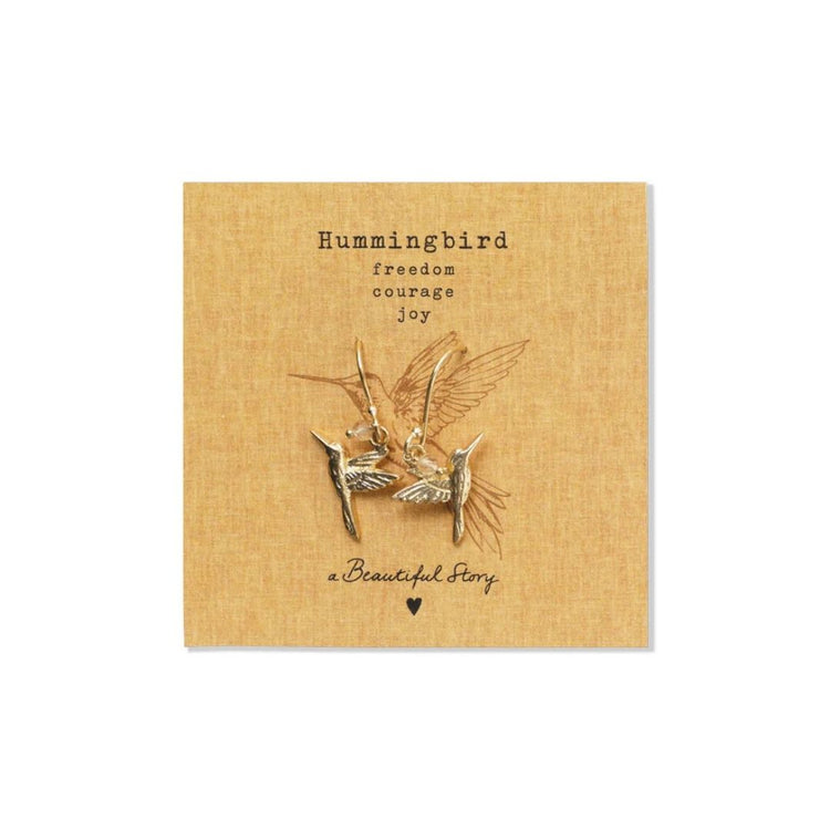 Oorbellen kolibrie - conceptstore Liefs uit Zierikzee 