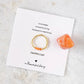ring carnelian - a beautiful story - Conceptstore Liefs uit Zierikzee 