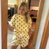 Setje polka dots geel - conceptstore Liefs uit Zierikzee 