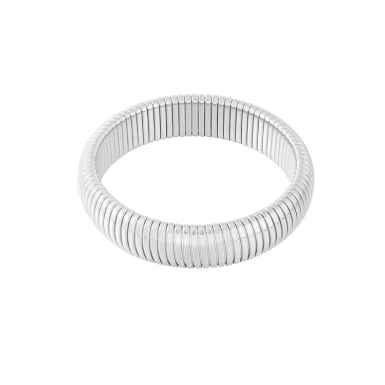 stretcharmband zilver - conceptstore Liefs uit Zierikzee 