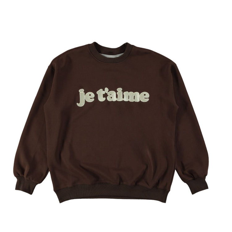 sweatshirt je taime - conceptstore Liefs uit Zierikzee
