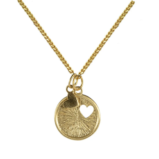 LOVE TO LOVE - ketting hartje - zilver of goud
