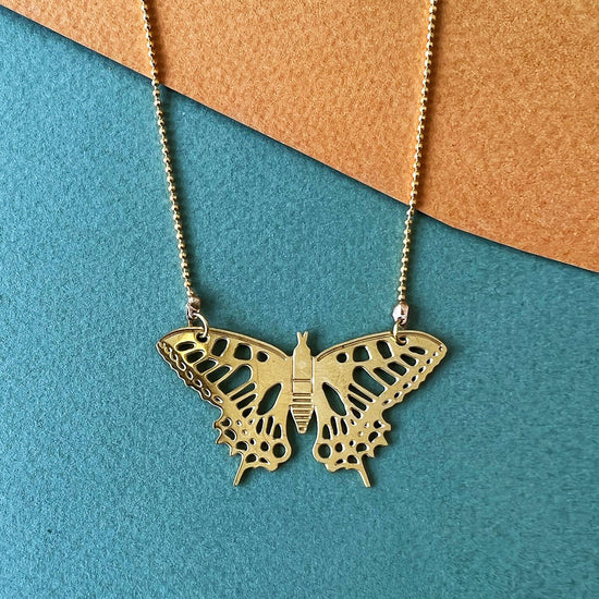 Gouden ketting vlinder